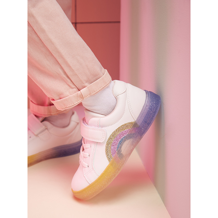 Pantalon paperbag van katoen voor meisjes 