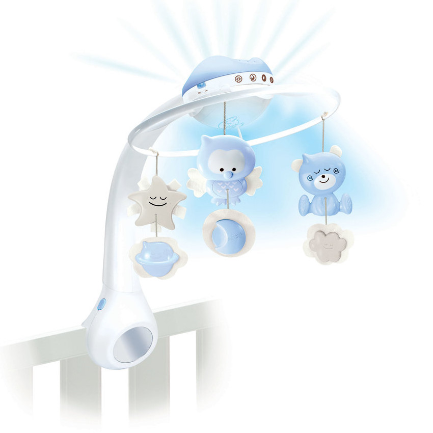 MOBILE 3 IN 1 PROJECTOR MUSICAL MOBILE (BLUE 