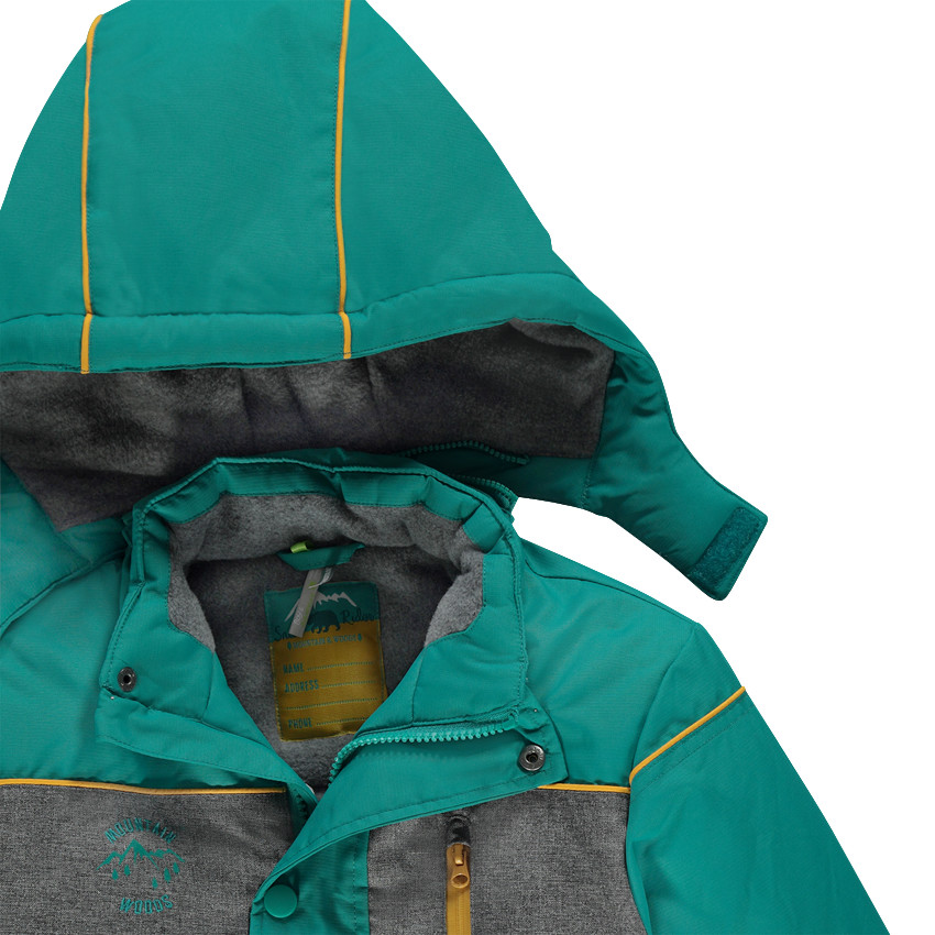 Blouson de ski imperméable doublé micropolaire 