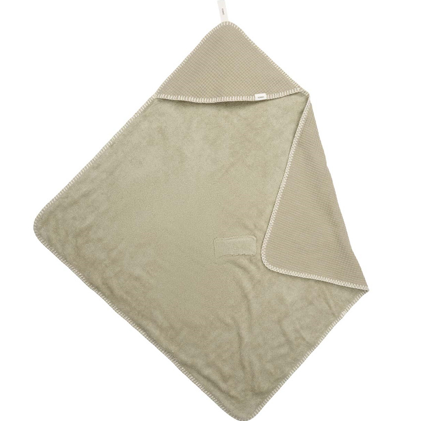 Couverture enveloppante éponge Malaga -100x100cm Sage 