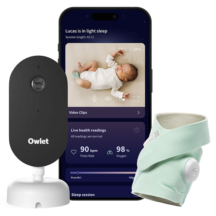 Pack Videobabyfoon + Dream Sock Mint 