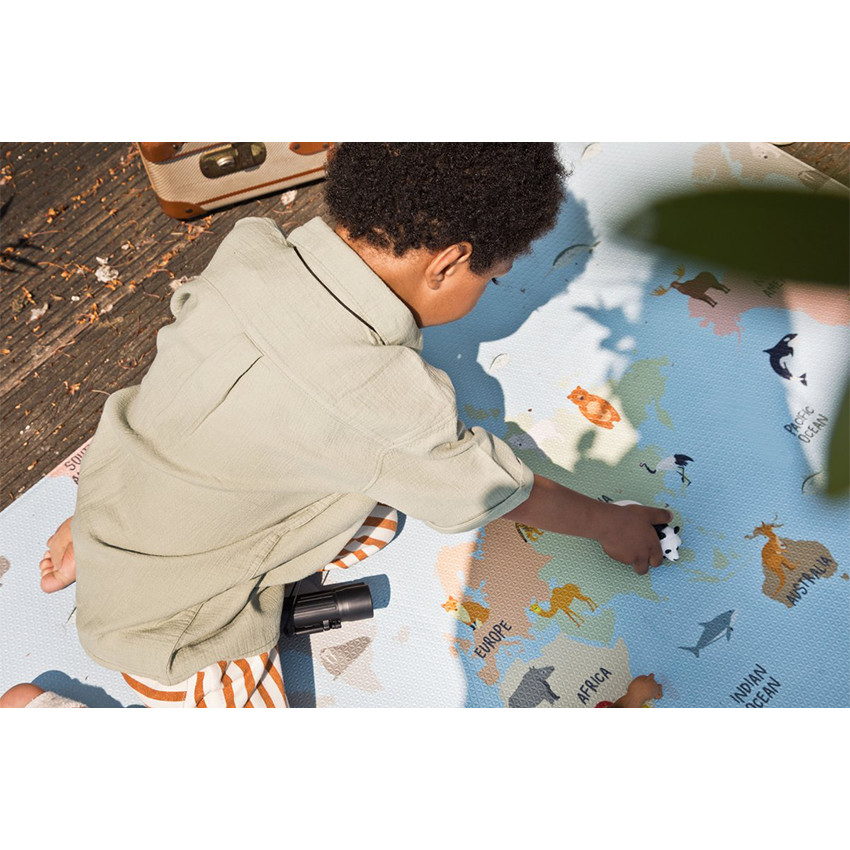 Tapis de jeu et d'éveil 100x140cm Little Adventurer  