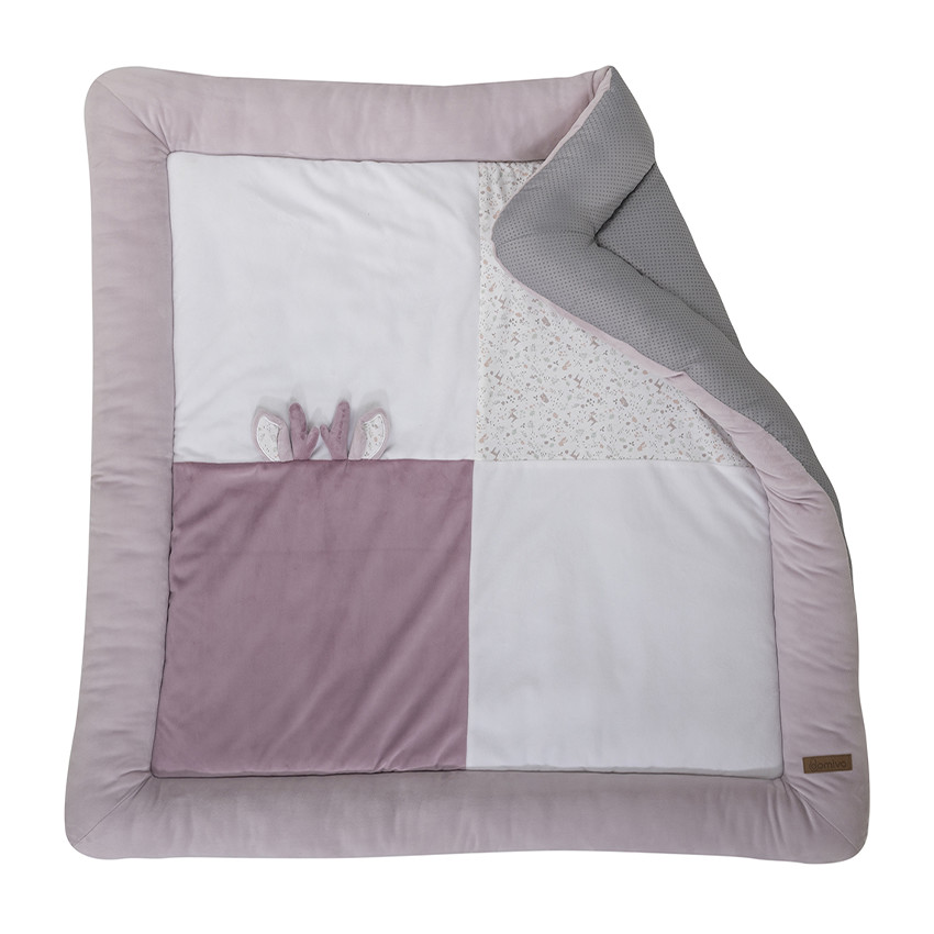 Tapis de parc antidérapant 100 x 100 cm - Lilas 