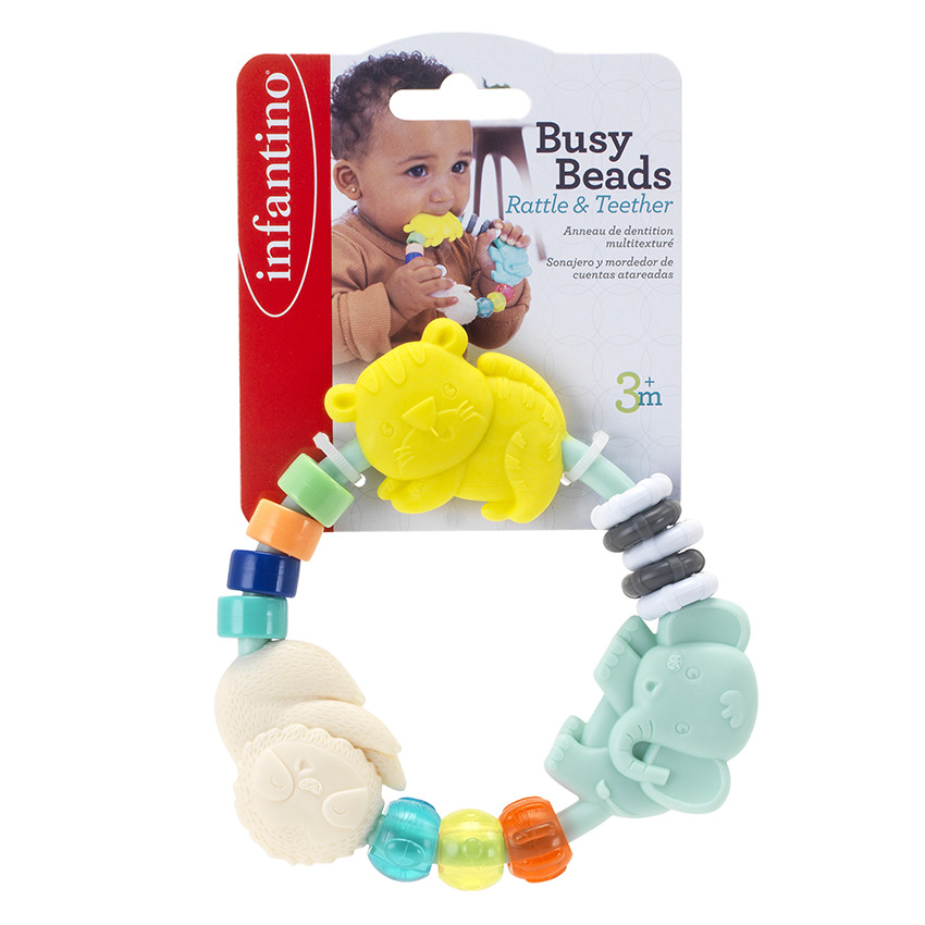 Anneau de dentition hochet Busy Beads 