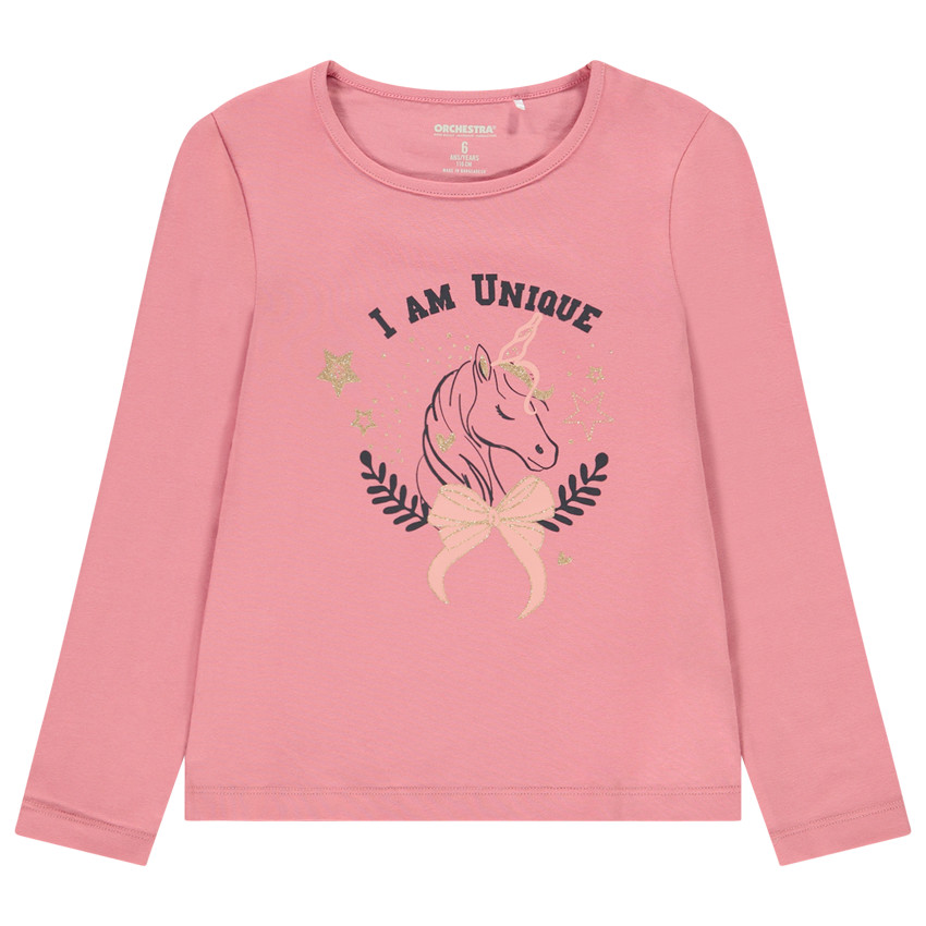 Lange mouwen T-shirt met fantasieprint voor meisjes 