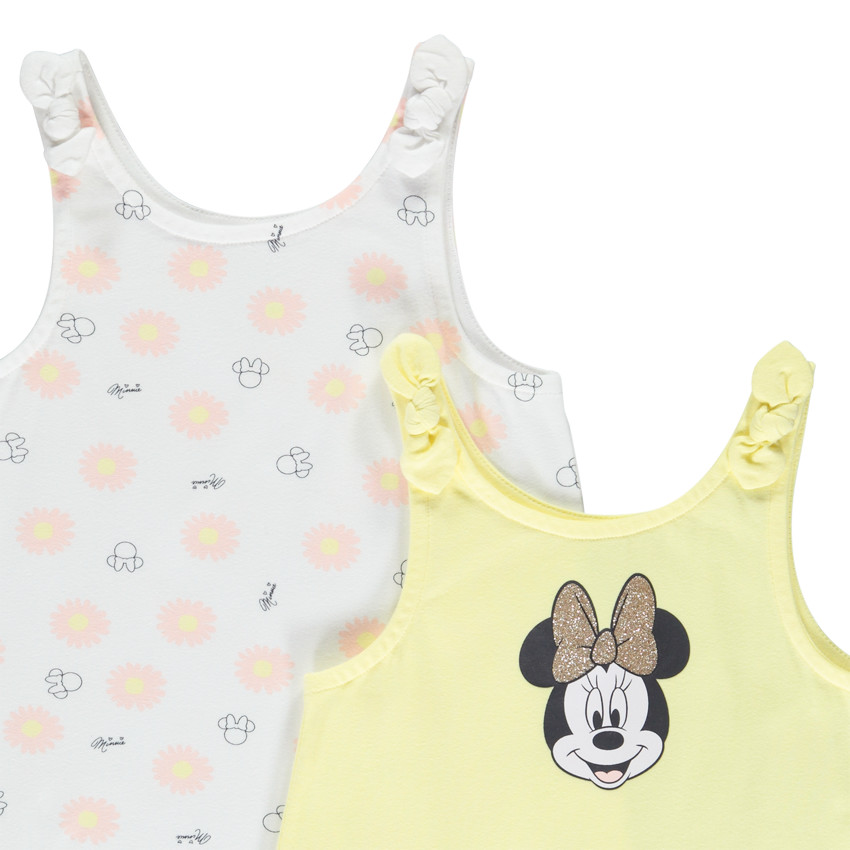 Set van 2 korte jumpsuits Minnie Disney voor meisjes 