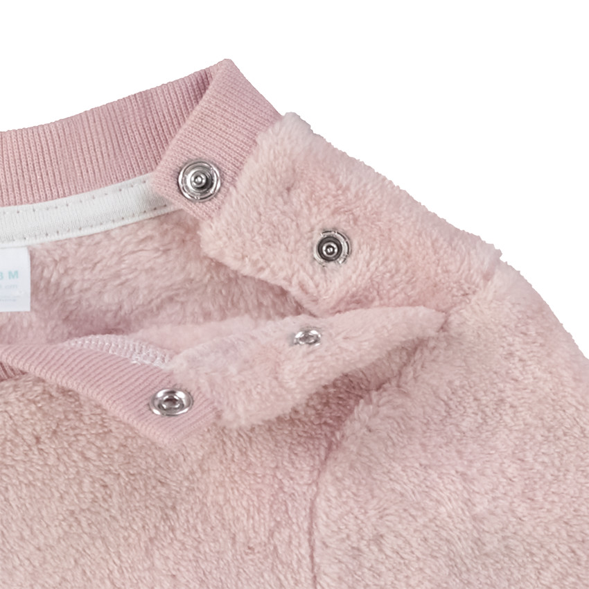 Sweatshirt fleece in sherpa patch Marie Disney voor baby meisje 