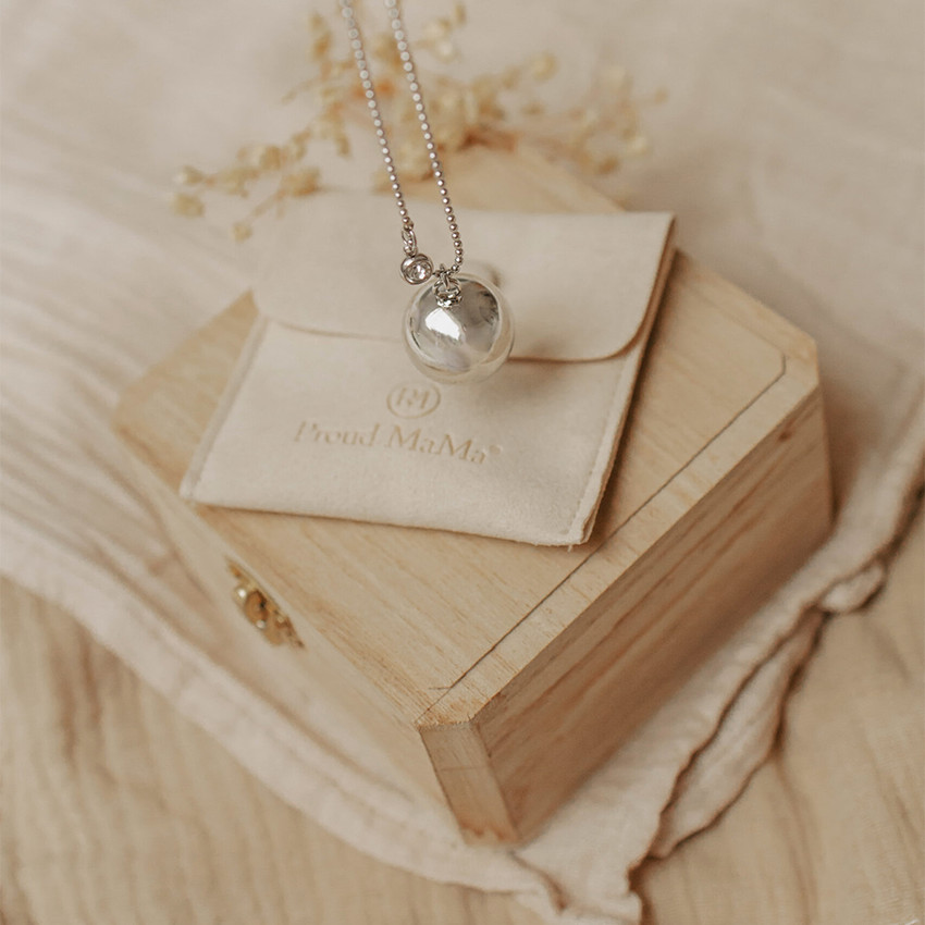 Bola zwangerschapsketting Chloé zilver 