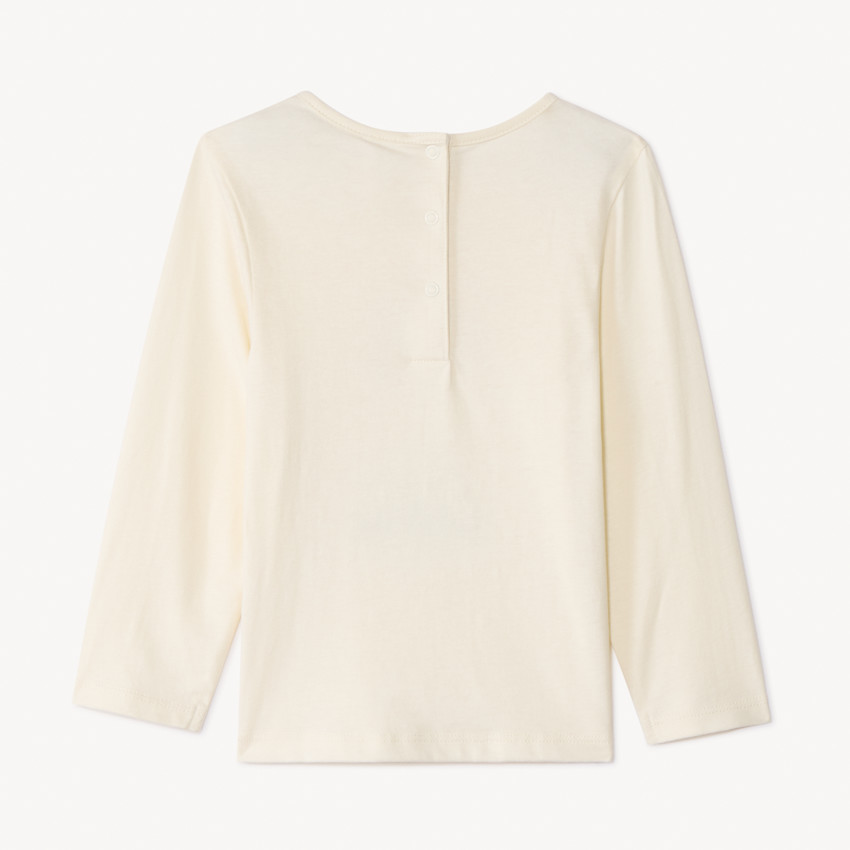 T-shirt met lange mouwen en fantasieprint voor babymeisje 