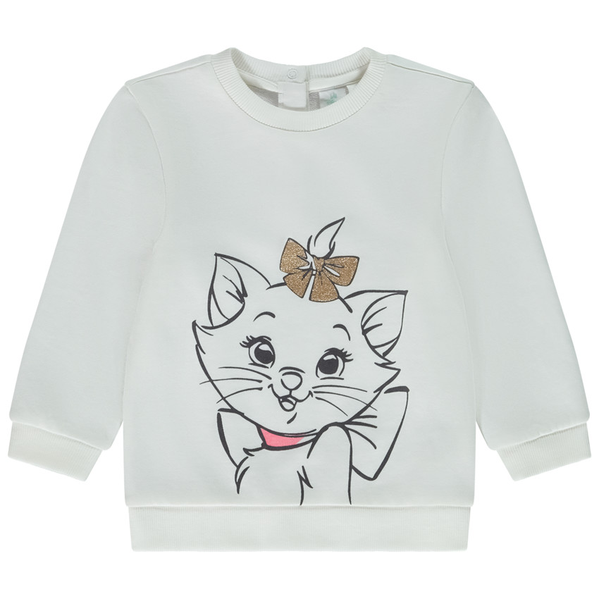 Sweat en molleton print Marie Disney pour bébé fille 