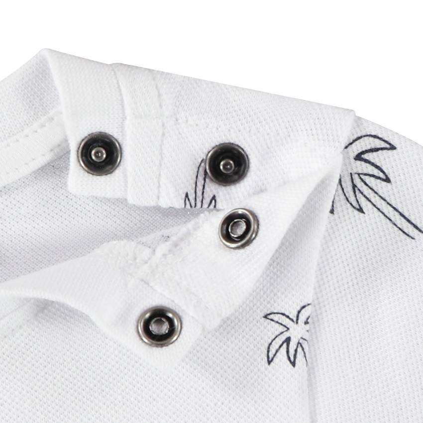 Ensemble t-shirt manches courtes piqué + short molleton pour bébé garçon 