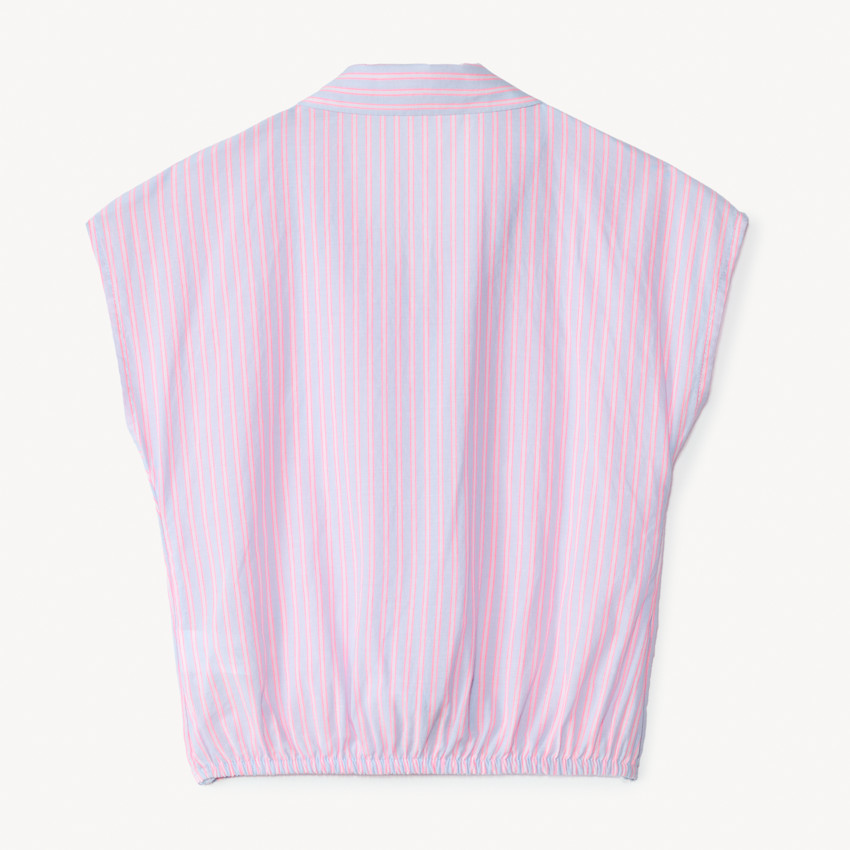 Gestreepte knoopblouse voor meisjes 