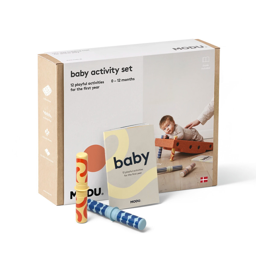 Set d'activité pour bébé 0-12m Burnt Orange/ Dusty Green 