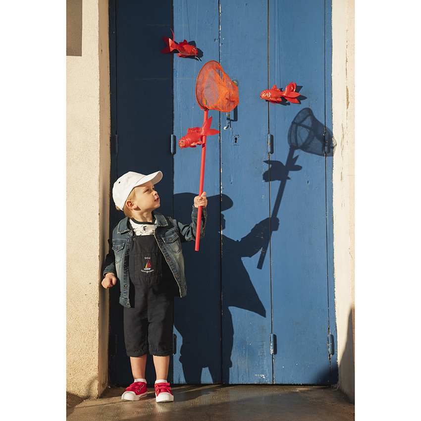 Korte mouwen T-shirt met bootjesprint voor baby jongen 