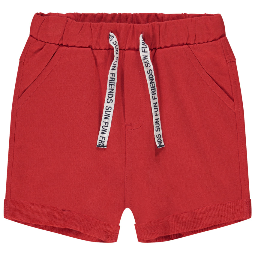 Bermuda en molleton uni pour bébé garçon 