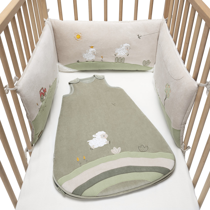 Fluweel tour de lit 3 delen La vie à la Ferme 