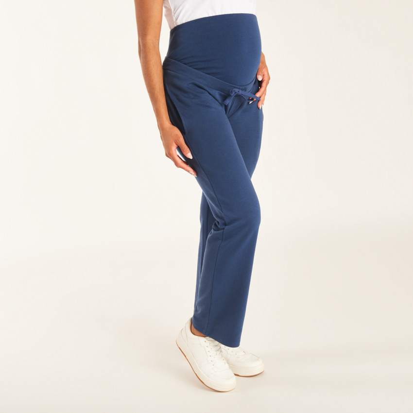 Pantalon de jogging en molleton uni pour femme 