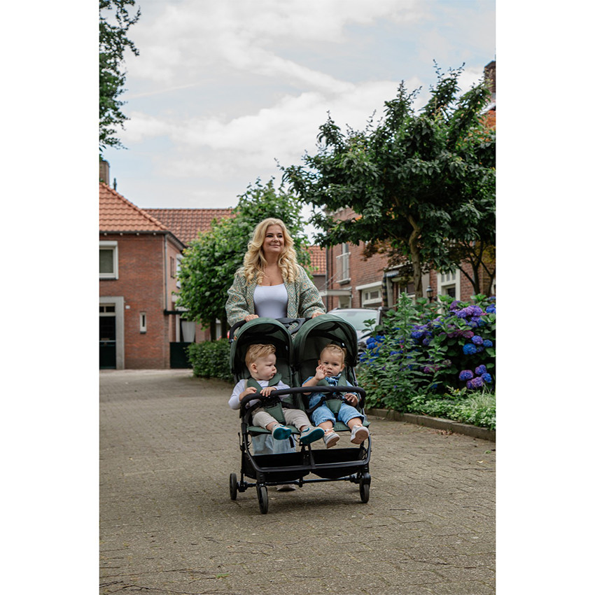 Poussette Buggy Duo jumeaux Mellizo Black 
