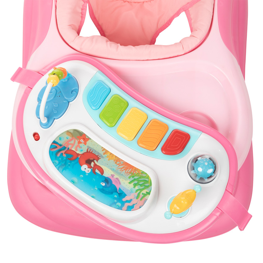 Loopstoeltje 2 in 1 "Sea World" - Roze 