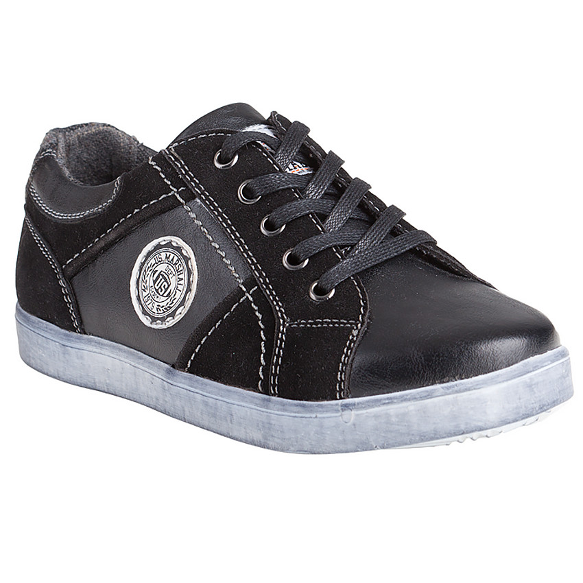 US Marshall - Baskets basses à lacets et patch  