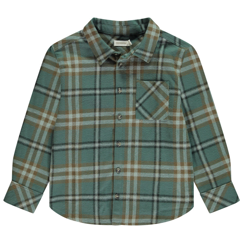 Surchemise à carreaux style bûcheron pour garçon 