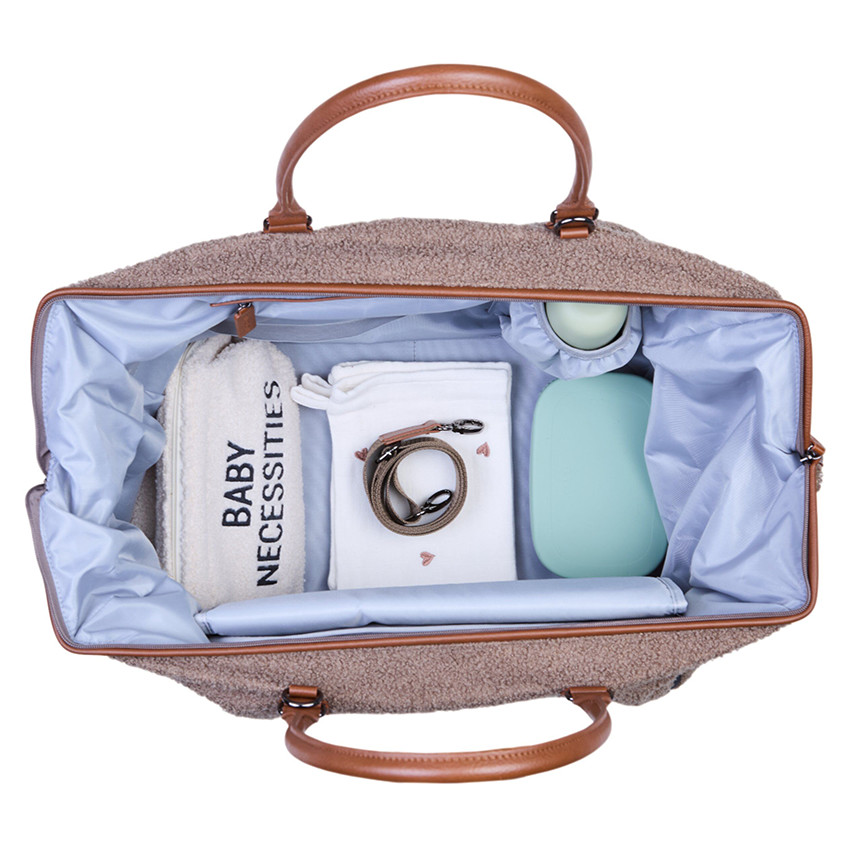 Sac à langer Mommy Bag Signature Teddy Brun clair 