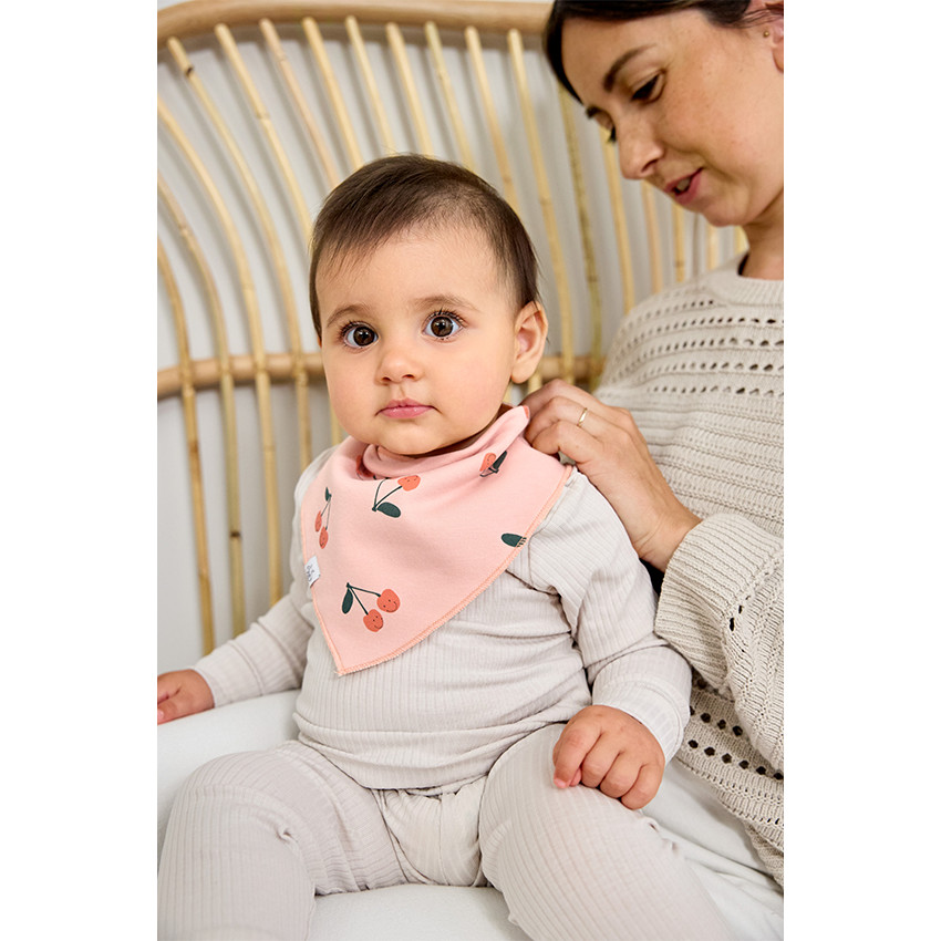 Bandana baby waterproof Happy Fruit 2stks Cherry 