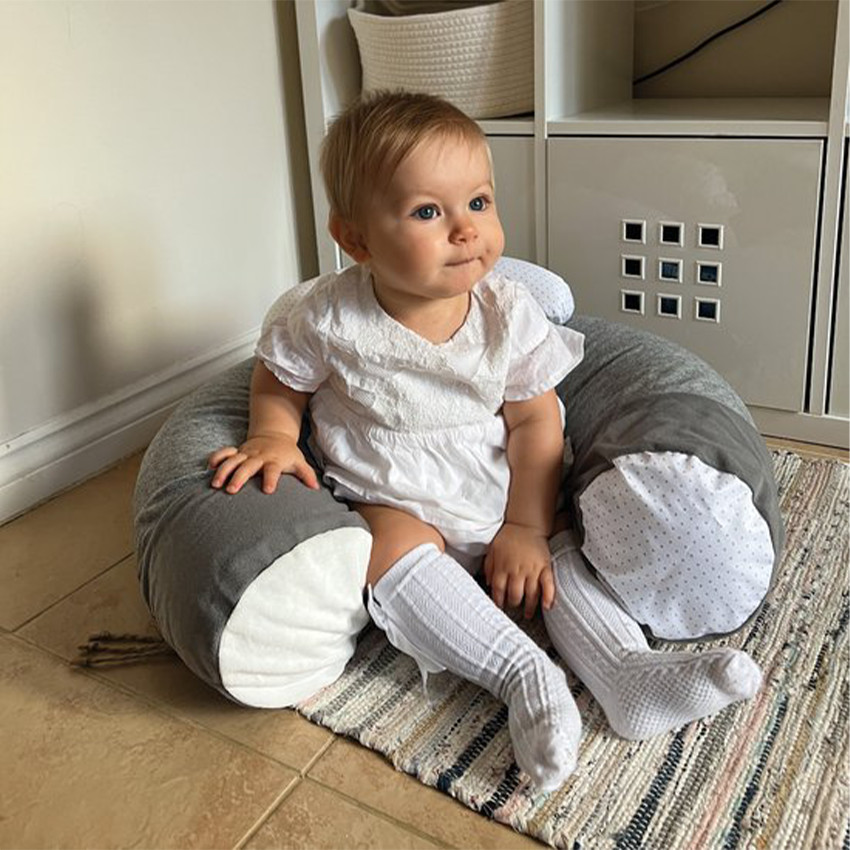 Fauteuil siège de sol gonflable Pingouin 6m+ 