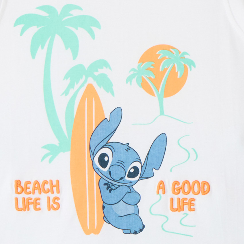 Ensemble 2 pièces débardeur + short Stitch Disney garçon 