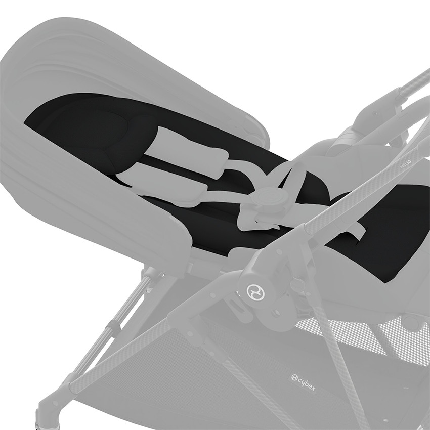 Poussette compacte ultralégère Melio 4 carbon/magic black 