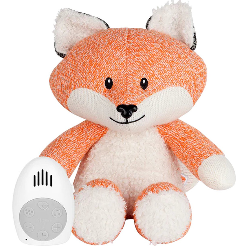 Doudou battements de coeur - Renard Robin - Orange - à piles 