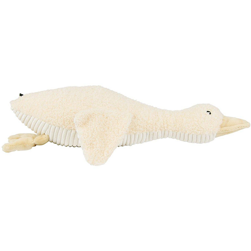 Peluche doudou Liva L'oie détecteurs de pleurs 3 sons - Beige  
