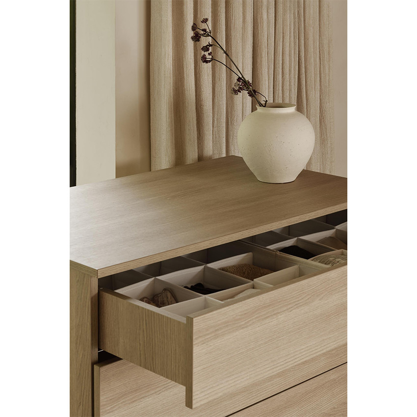 Commode Ashi 3 schuiven Honey Ash 