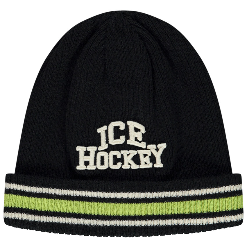 Muts met ribbel-effect en 3D-borduurwerk voor jongens 