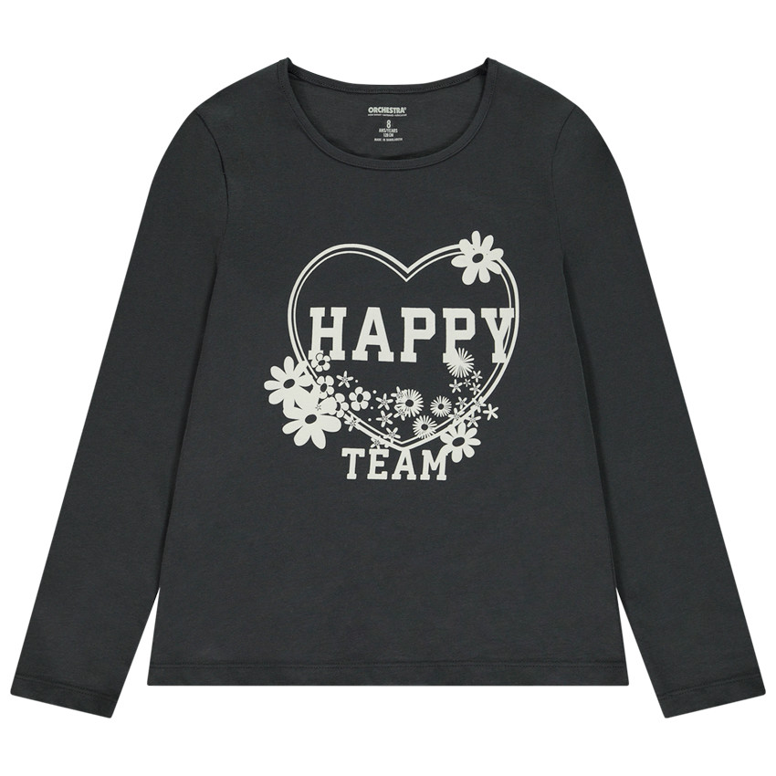 Lange mouwen T-shirt met fantasieprint voor meisjes 