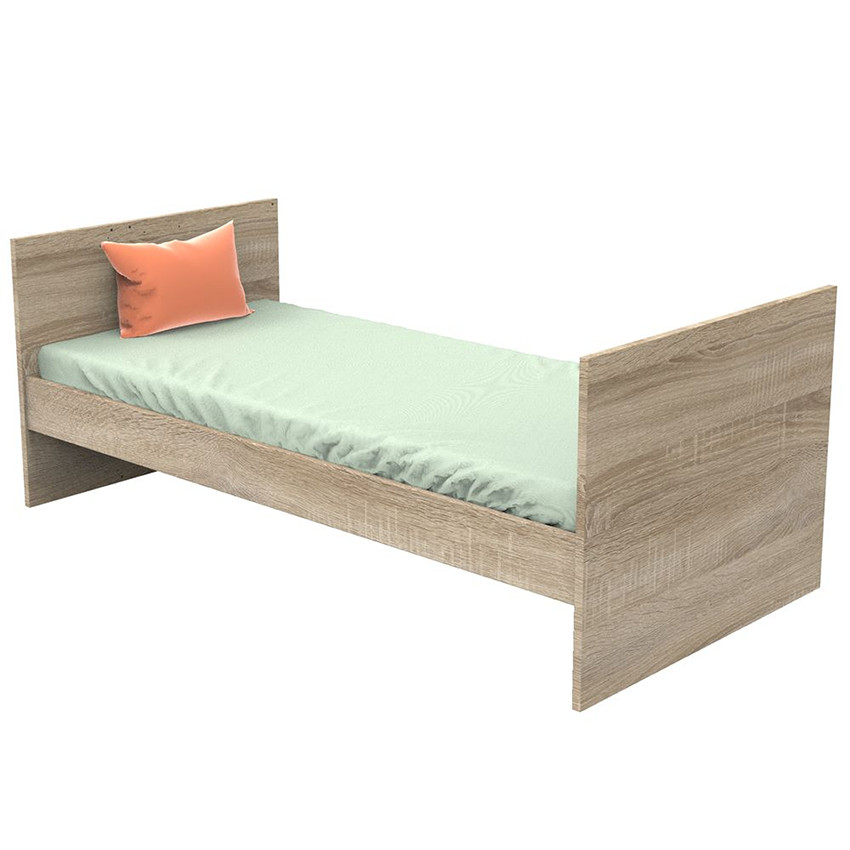 Lit évolutif Nova 70 x 140 cm à 90 x 190 cm - Argile Douce  