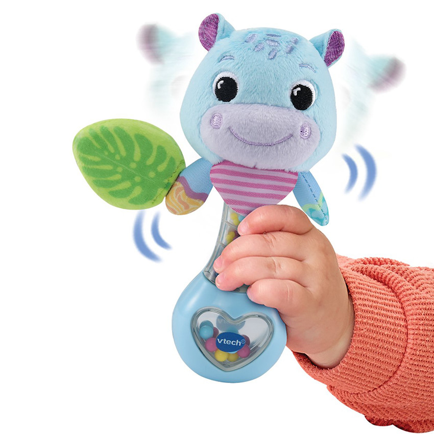 Hochet Animal Friends hippopotame Bleu 