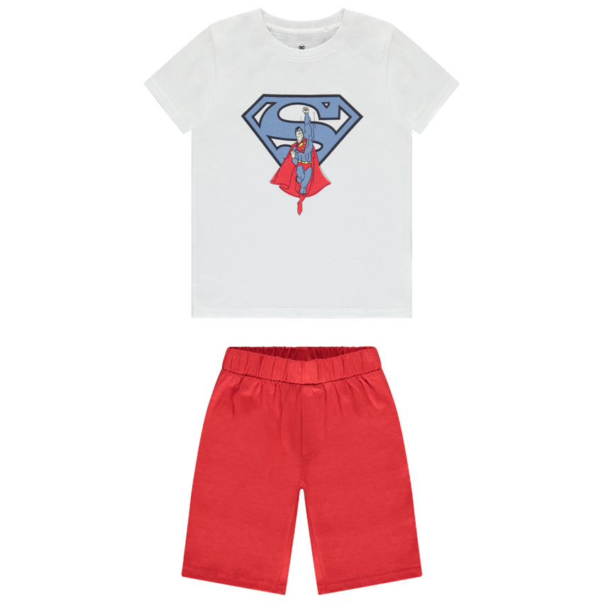 Set pyjama 2 pièces Superman t-shirt + short pour garçon  
