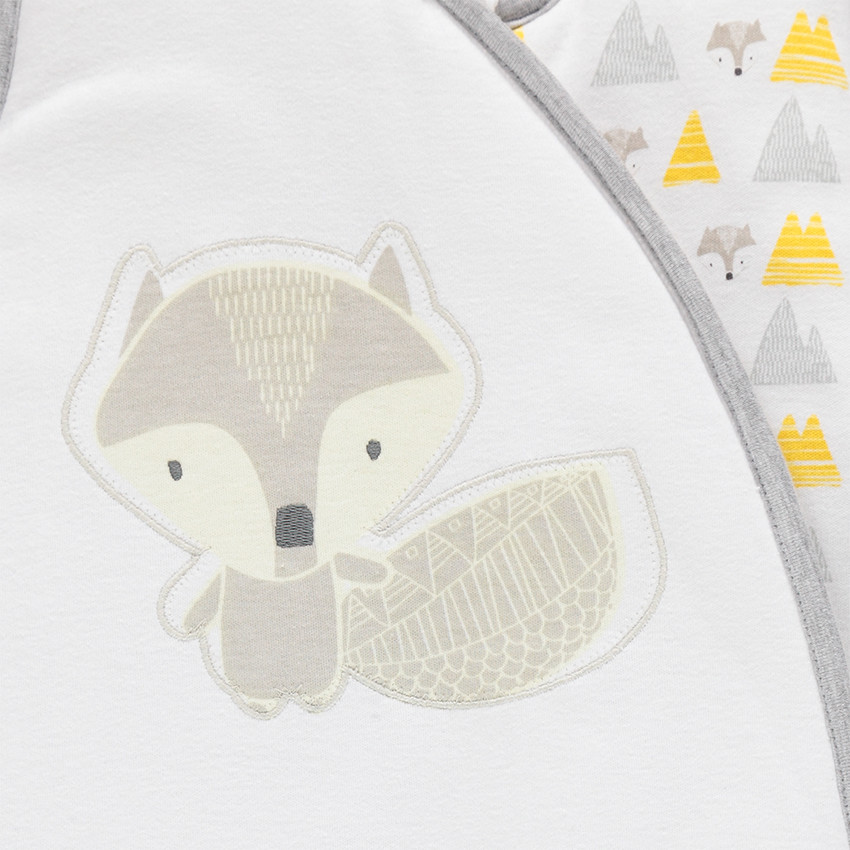 Turbulette sans manches avec renard brodé T2 