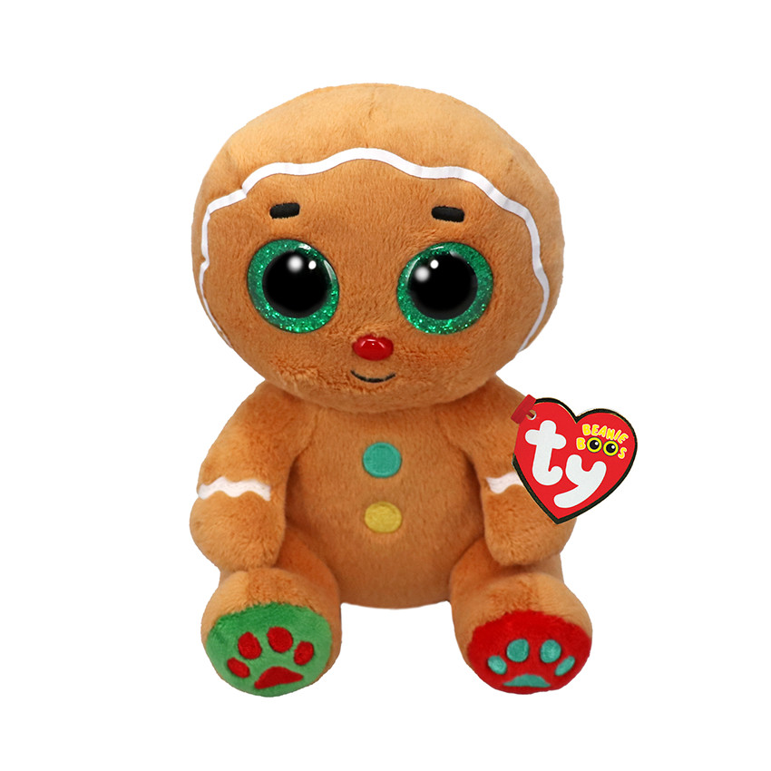 Peluche Beanie Boo's Noël 15 cm Nutmeg le pain d'épice 