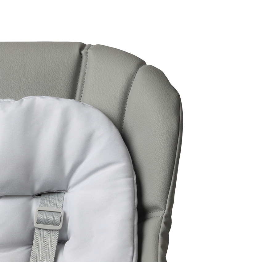 Chaise haute réglable multifonctions Harper gris 