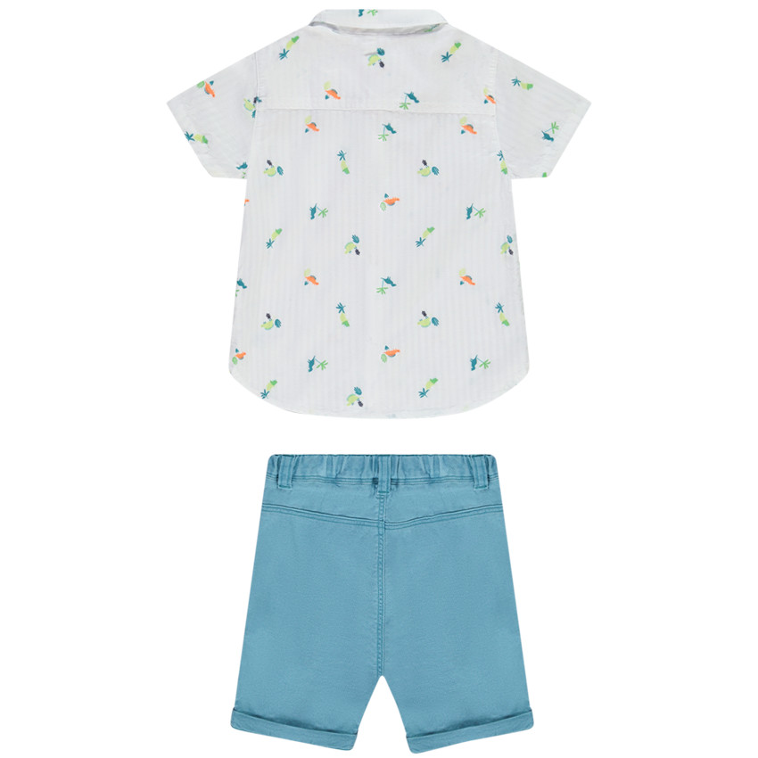 Ensemble 2 pièces imprimé dinosaures pour bébé garçon 