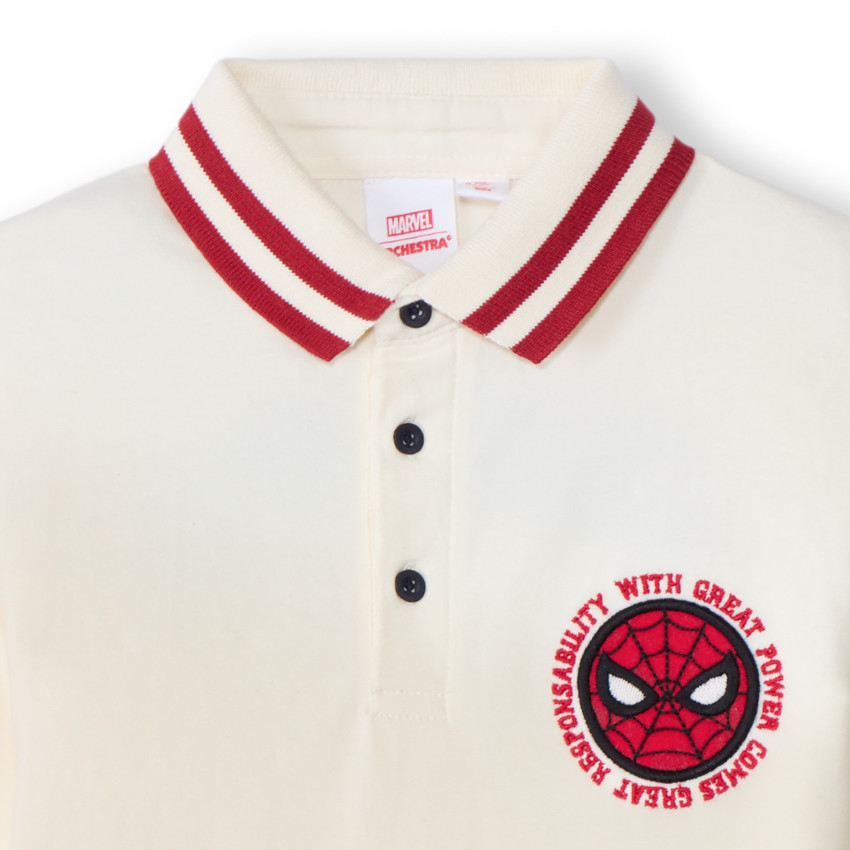 Poloshirt met lange mouwen Spider-Man Marvel voor jongens 