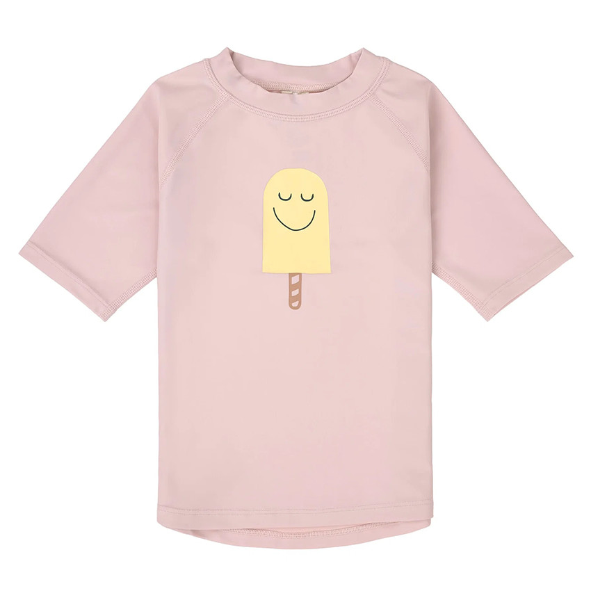 T-shirt à manches courtes Rashguard T62/68 (3-6 mois) Popsicle Pale Pink 