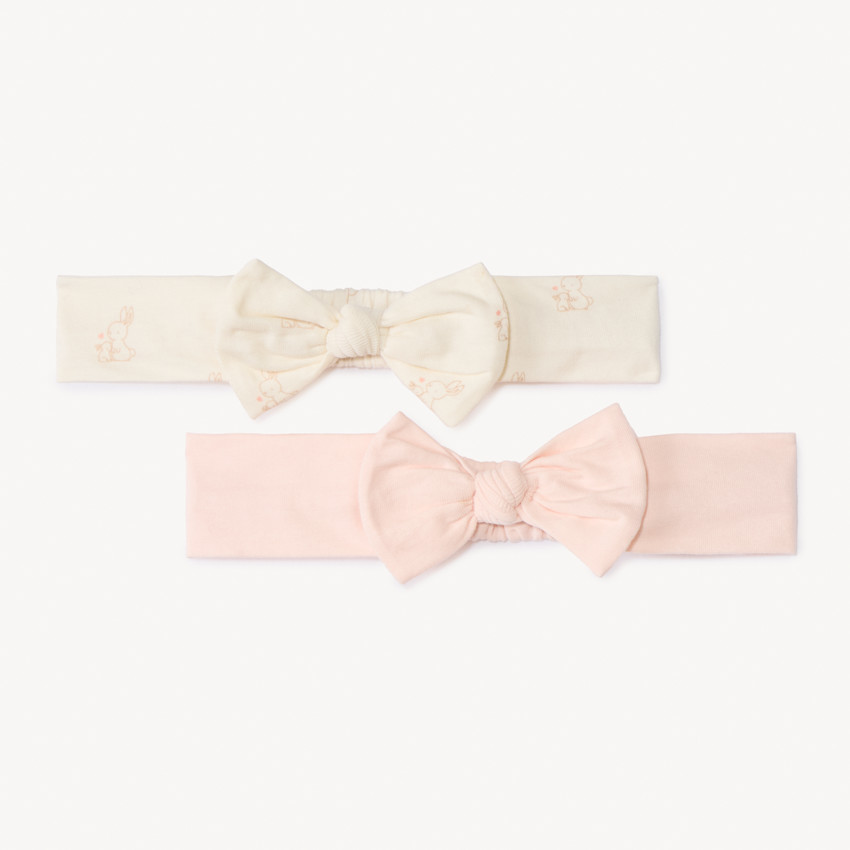 Set van 2 fantasiebanden met strik voor meisjes 