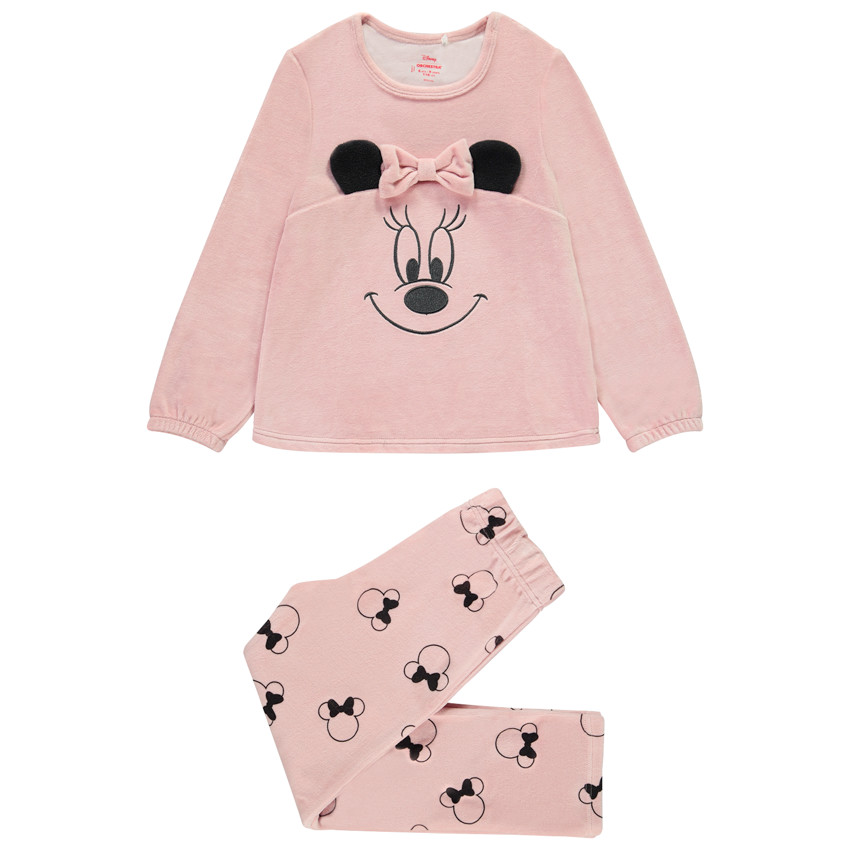 Set fluweel pyjama Minnie Disney voor meisjes 
