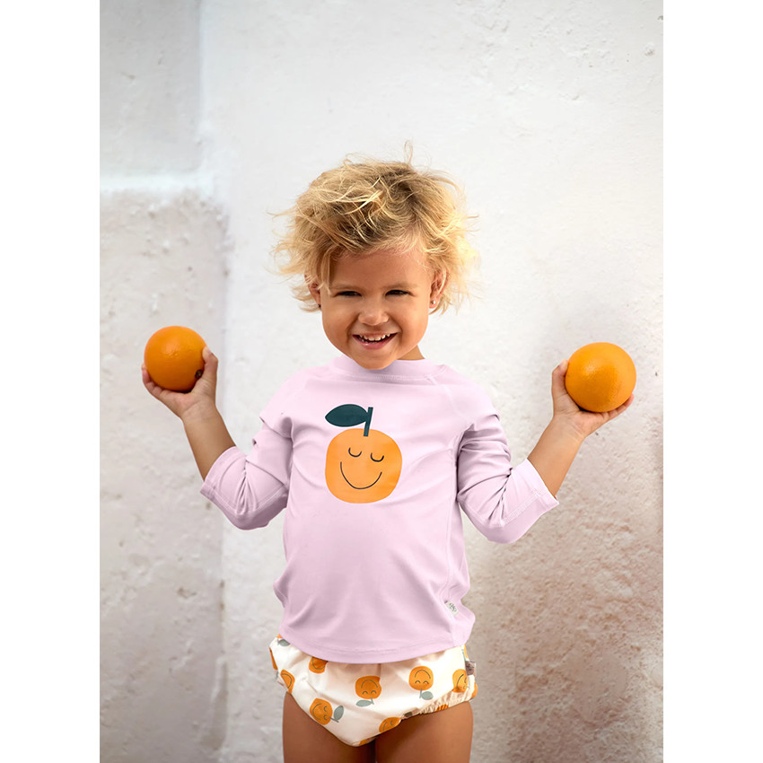 T-shirt à manches longues Rashguard T92 (19-24 mois) Orange Pale Pink 