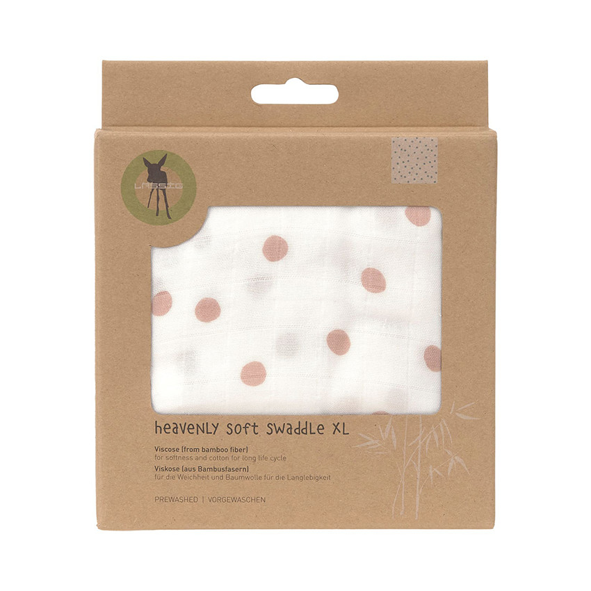 Tetra Doek XL 120x120cm ultra zacht katoenen gaasstof Mushroom  