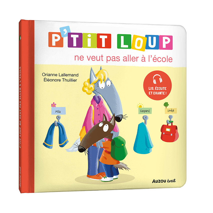 Boek FR P'tit Loup ne veut pas aller à l'école 2jaar+ 