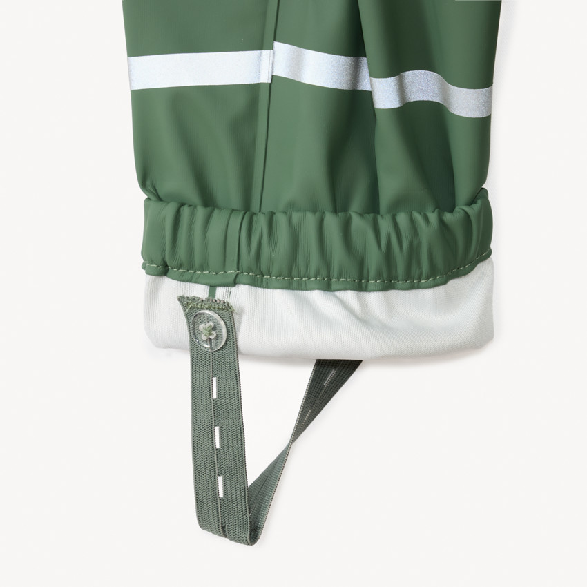 Pantalon de pluie waterproof à bretelles pour bébé garçon 